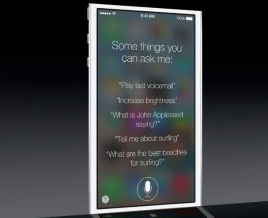 El nuevo aspecto de Siri en iOS7, vaya lavado de cara…
