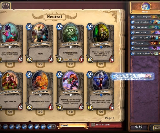 Hearthstone ya disponible en beta por Blizzard Hearthstone Mac- captura