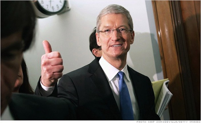 Tim cook donación Apple