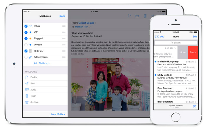 mail ios 7