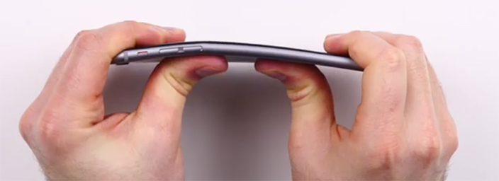 iPhone 6 doblado