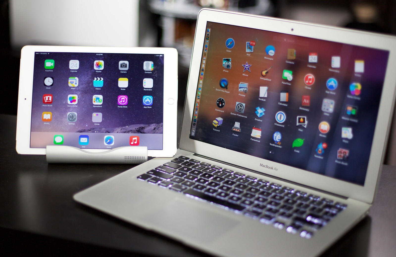 iPad Air 2 y MacBook Air 2
