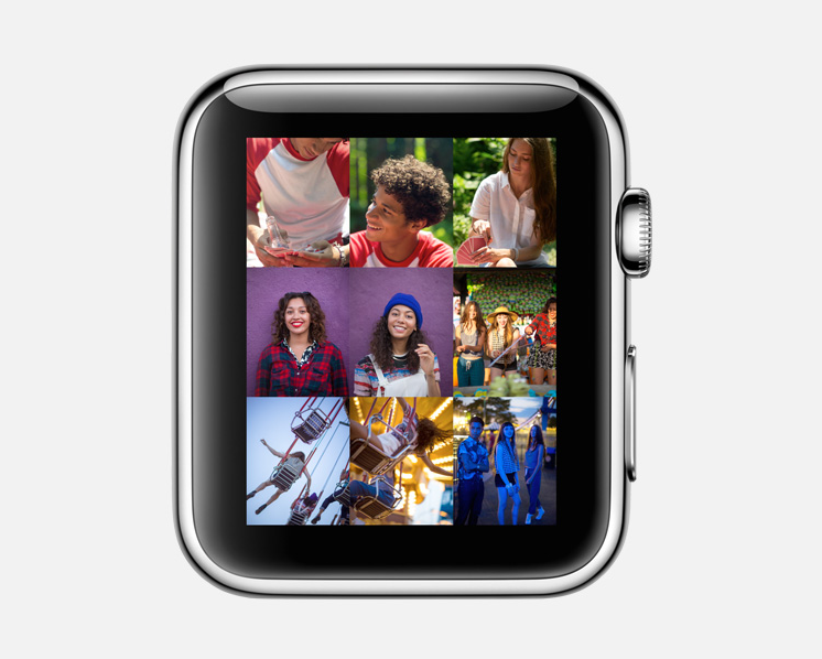 aplicación de fotos apple watch