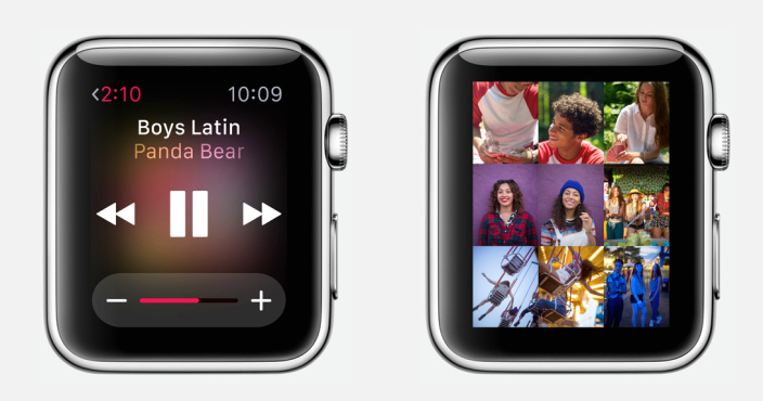 Apple watch almacenamiento música