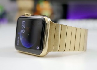 Apple watch bañado en oro