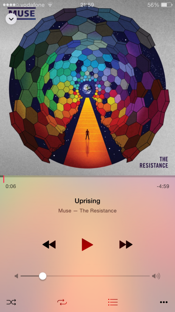 iOS 8.4 app de musica