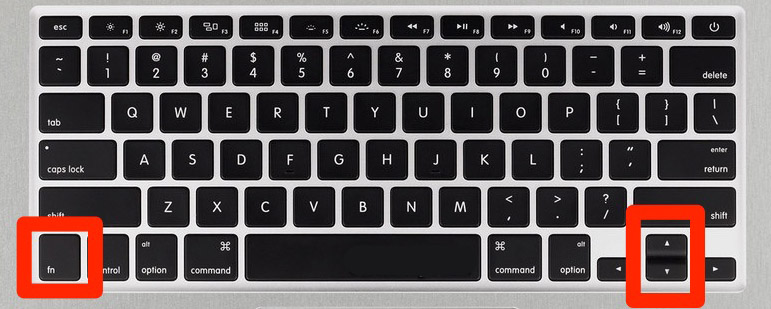 teclado desplazarnos os x