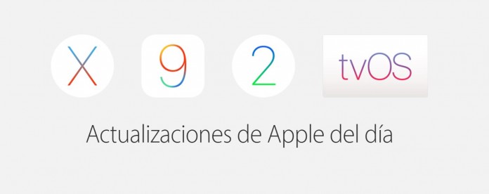 Actualizaciones iOS, OS X y tvOS