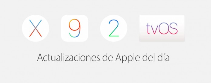 Actualizaciones iOS, OS X y tvOS