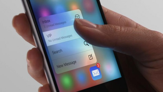 3D Touch iPhone 6s