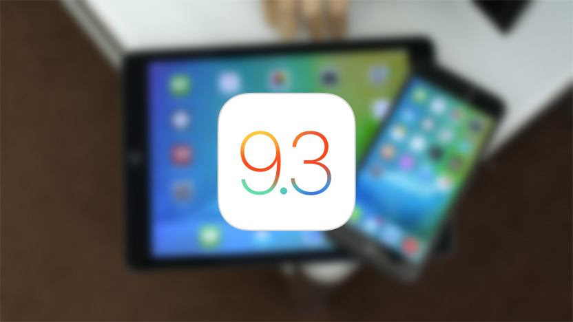 iOS 9.3 beta 2 novedades