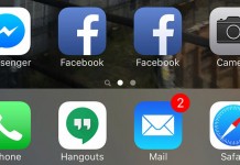 Batería aplicación facebook