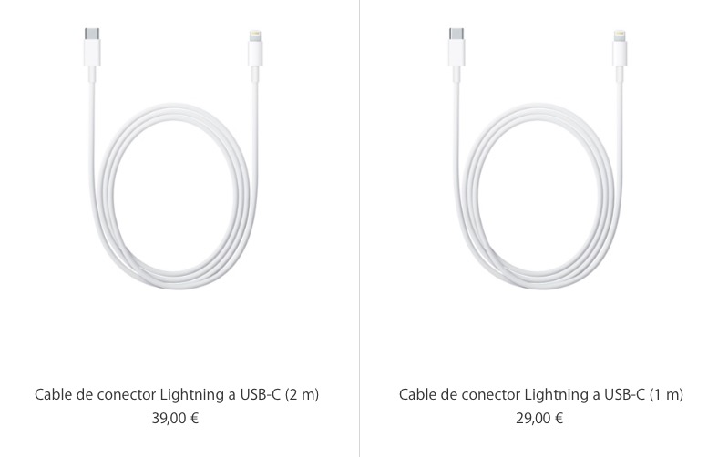 Cable lightning a USB-C iPad Pro