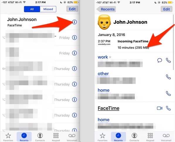 Llamada de FaceTime cuántos datos consume