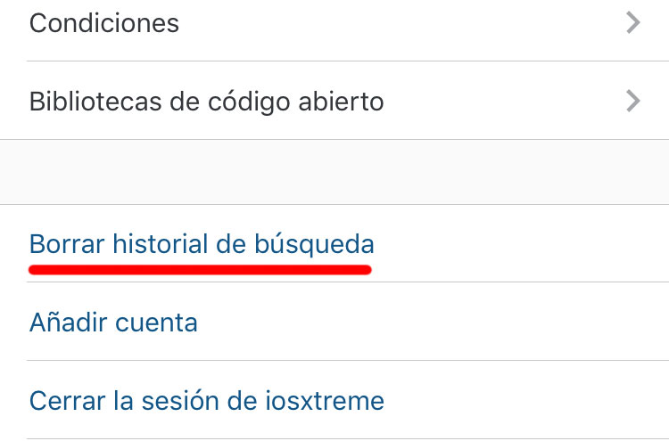 Cómo borrar el historial de búsqueda de Instagram para iOS