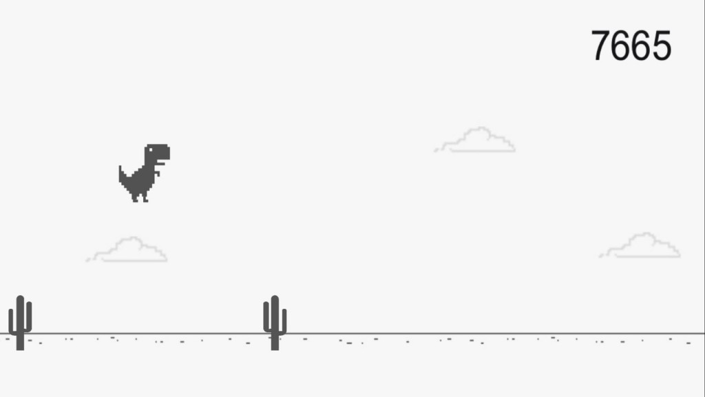 Dinosaurio google chrome