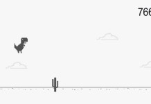 Dinosaurio google chrome