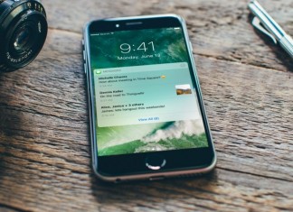 Concepto de iOS 10 notificaciones