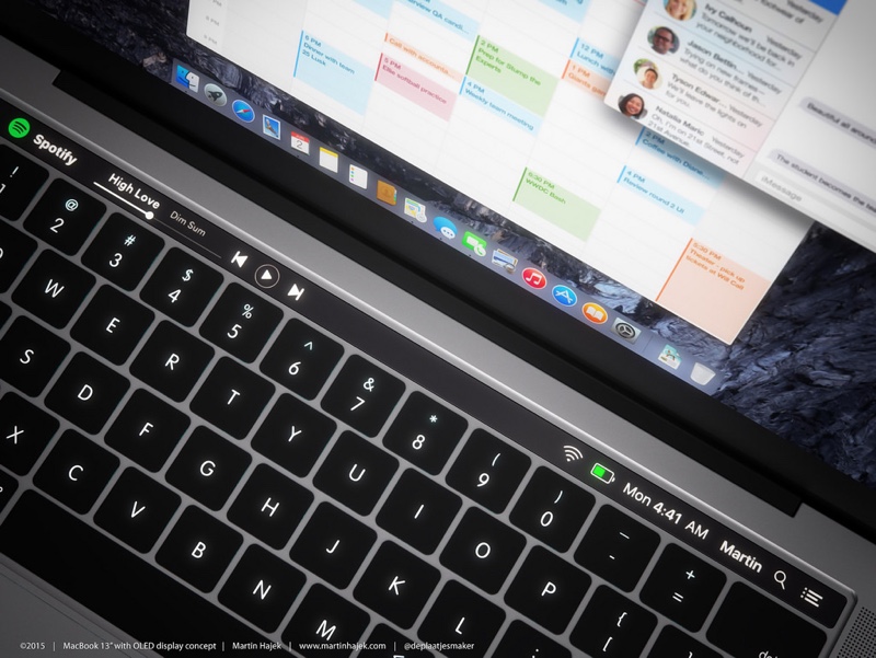 MacBook Pro Retina panel OLED