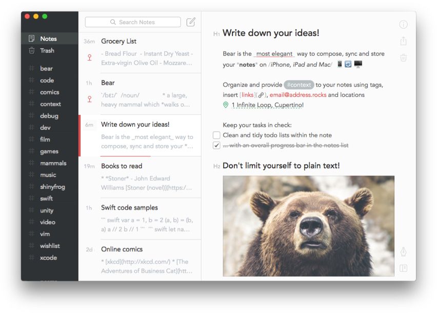 Bear-macOS