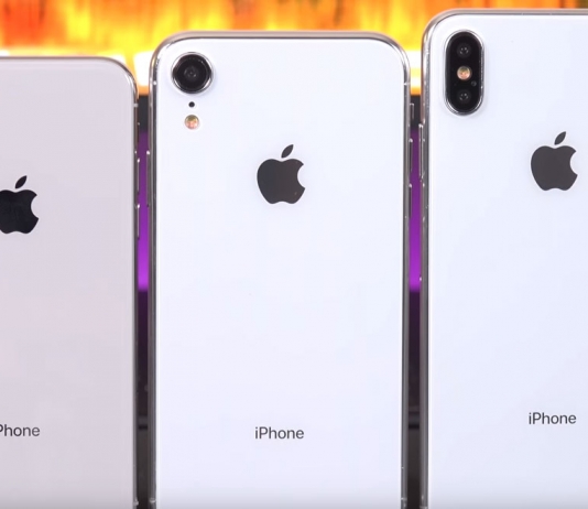 Gama de iPhone en 2018